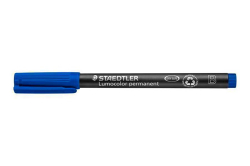STAEDTLER  Permanentní popisovač Lumocolor 314 B, modrá, 1-2,5 mm, OHP, STAEDTLER