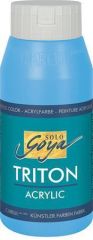 Akrylová barva TRITON SOLO GOYA, světle modrá, 750 ml, KREUL