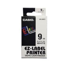 Casio  Páska, 6 mm x 8 m, CASIO, bílá-černá