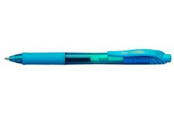 Gelové pero EnerGelX BL107, světle modrá, 0,35 mm, stiskací mechanismus, PENTEL BL107-SX