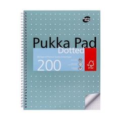 Spirálový sešit Metallic Jotta, A4+, tečkovaný, 100 listů, PUKKA PAD JM018DOT