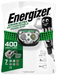 ENERGIZER  Čelovka Vision Ultra, 4 LED, nabíjecí, ENERGIZER