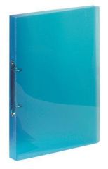Viquel  Desky kroužkové PropyGlass, modrá, 2 kroužky, 25 mm, A4, PP, VIQUEL 020246-08