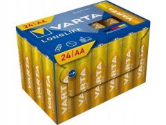 VARTA  Baterie Longlife, AA, 24 ks, bez plastu, VARTA 4106301134 ,balení 24 ks