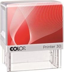 Colop  Razítko, COLOP Printer IQ 30, bílé razítko - černý polštářek