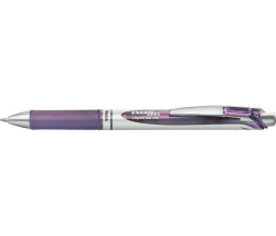 Gelové pero EnerGel BL77, lila, 0,35 mm, stiskací mechanismus, PENTEL BL77-V3X