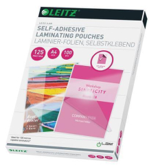 Leitz  Laminovací fólie Standard, lesklá, 125 micron, A4, LEITZ ,balení 100 ks
