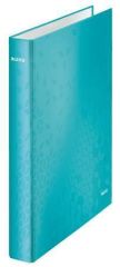 Pořadač čtyřkroužkový Active Wow, ledově modrá, polaminovaný karton, 40 mm, LEITZ