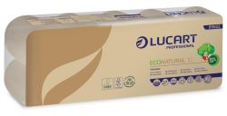 LUCART  Toaletní papír EcoNatural10, dvouvrstvý, malá role, 19,8 m, LUCART ,balení 10 ks