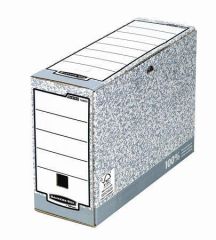 Archivační krabice BANKERS BOX® SYSTEM, šedá, 100 mm, FELLOWES ,balení 10 ks