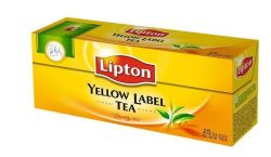 Lipton  Čaj, černý, 25x2 g, TWININGS Yellow label