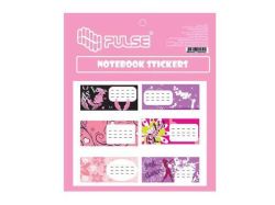 Samolepicí štítky na sešity Girls, 30 ks, PULSE 220259 ,balení 30 ks