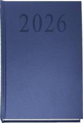 Diář, tmavě modrá, A5, denní, 2026, tvrdé desky, SAKOTA EAH2621