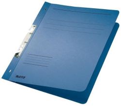 Leitz  Desky s rychlo vazačem, modrá, karton, A4, metalická struktura, LEITZ ,balení 50 ks