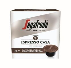 Kávové kapsle Espresso Casa, kompatibilní s Dolce Gusto, 10 ks, SEGAFREDO 2970