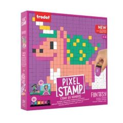 TRODAT  Kreativní sada razítek Pixel Stamp, pohádkové postavy, TRODAT CR-PXS-FA