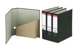 ESSELTE  Pořadač s archivní kapsou, mramor, černá, 75 mm, 44, karton, ESSELTE