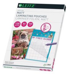 Leitz  Laminovací kapsy iLam, 125 micron, A4, matné, LEITZ ,balení 100 ks