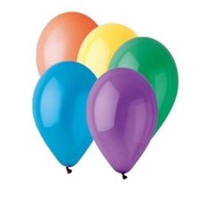 Balónek, mix barev, 26 cm ,balení 50 ks