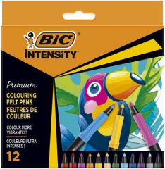 BIC  Sada linerů Intensity, 12 různých barev, 0,4 mm, BIC 977891