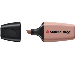 Zvýrazňovač Boss Mini Nature vibes, umber - tmavě hnědá, 1-4 mm, STABILO 07/165-11