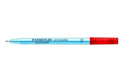 STAEDTLER  Popisovač Lumocolor 305 F, červená, OHP, 0,6 mm, nepermanentní, STAEDTLER