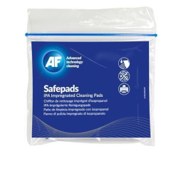 Čisticí ubrousky Safepads, s izopropylalkoholem, větší velikost, 10 ks, AF ,balení 10 ks