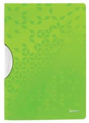 WOW Leitz  Desky s rychlovazačem Wow ColorClip, zelená,  A4, s klipem, PP, LEITZ