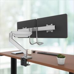 Držák na monitor s lištou Eppa Crossbar, stříbrná, 1 rameno, na 2 monitory, FELLOWES 9909201