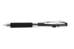 Pentel  Kuličkové pero BK437, černá, 0,35 mm, stiskací mechanismus, PENTEL BK437-A
