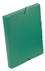 Viquel  Desky s gumičkou Coolbox, zelené, PP, 30 mm, A4, VIQUEL
