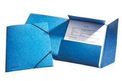 ESSELTE  Prešpánové desky na spisy, Rainbow, modrá, A4, 15 mm, prešpánový karton, ESSELTE