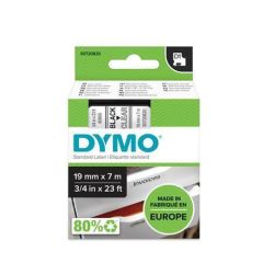 dymo  Páska D1, průhledná-černá, 19 mm x 7 m, DYMO