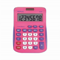 Maul  Kalkulačka MJ 550, růžová-fialová, stolní, 8 číslic, MAUL 7263422