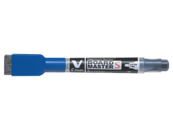 PILOT  Popisovač na bílou tabuli V-Board Master S, modrá, 1,3 mm, EF, s houbičkou, PILOT WBME-VS-EF-L-BG