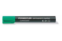 STAEDTLER  Permanentní popisovač Lumocolor 350, zelená, klínový hrot, STAEDTLER