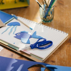 Nůžky, modrá, školní, 15 cm, FISKARS 1067849