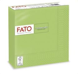 FATO  Ubrousky Smart Table, světle zelená, 1/4 skládání, 33 x 33 cm, FATO 82623200 ,balení 50 ks