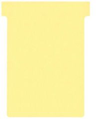 T-karty, žlutá, vel. 3, 100 ks/balení, NOBO 2003004 ,balení 100 ks