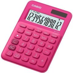 Casio  Kalkulačka MS 20 UC, magenta, stolní, 12 místný displej, CASIO