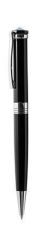 Kuličkové pero Rimini, černá, modrý krystal SWAROVSKI®, 14 cm, ART CRYSTELLA® 1805XGF456