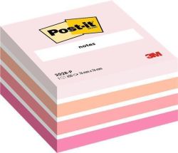 3M POSTIT  Samolepicí bloček, aquarell růžová, 76 x 76 mm, 450 listů, 3M POSTIT 7100172384 ,balení 450 ks