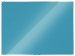Magnetická skleněná tabule Cosy, matně modrá, 60x40 cm, LEITZ