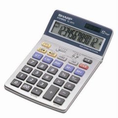 SHARP  Kalkulačka, stolní, 12místný displej, SHARP EL-337