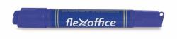 FLEXOFFICE  Permanentní popisovač PM04, modrá, 0,8/6,0 mm, kuželový/klínový hrot, oboustranný, FLEXOFFICE