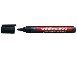 Permanentní popisovač 300, černá, 1,5-3mm, kuželový hrot, EDDING