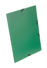 Viquel  Desky s gumičkou Standard, zelená, PP, 15 mm, A4, VIQUEL