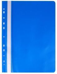 VICTORIA  Desky s rychlovazačem, europerforace, modré, PP, A4, VICTORIA ,balení 20 ks
