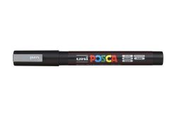Akrylový popisovač Posca PC-3M, stříbrná, 0,9-1,3 mm, UNI