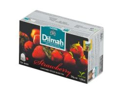 DILMAH  Černý čaj, 20x1,5g, DILMAH, jahody